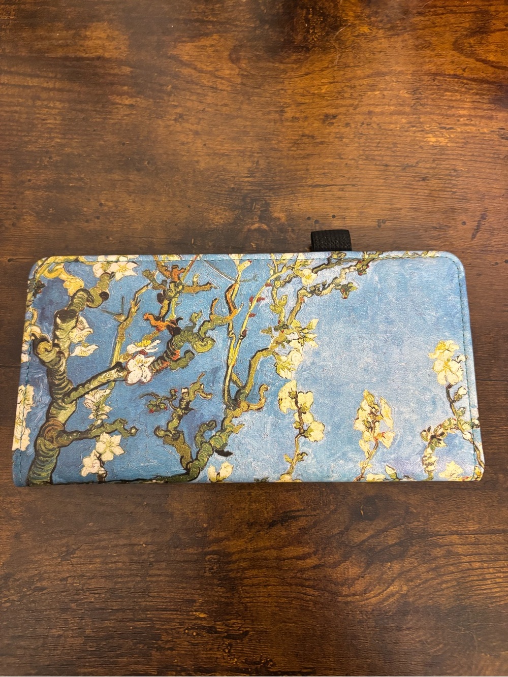 White blossom wallet/checkbook holder - Picture 2 of 11